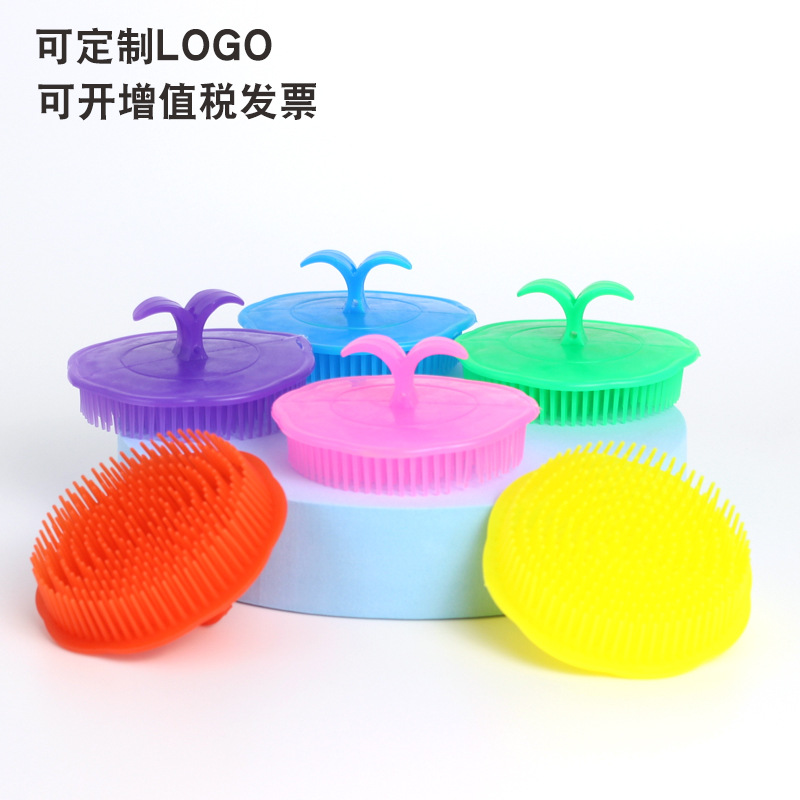 Factory Direct Sales Bathroom Toiletries Shampoo Brush in Stock Wholesale Adult Infant Massage Shampoo Brush Massage Comb