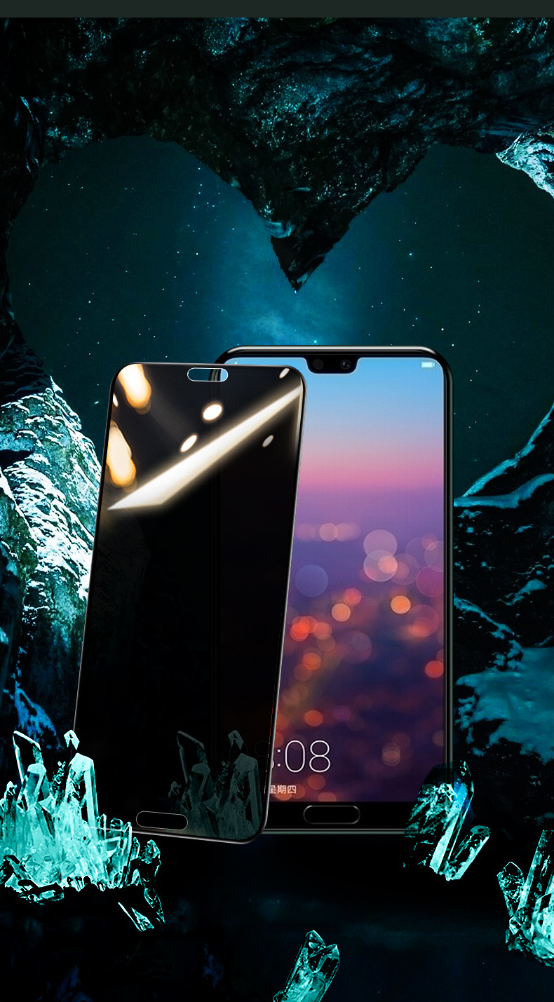 适用苹果12防窥钢化膜iphone12pro promax360度防偷窥全屏膜ip 11