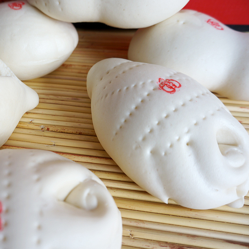 山东大馒头胶东花饽饽手工花样馒头面食馍馍过年生日18个装礼盒