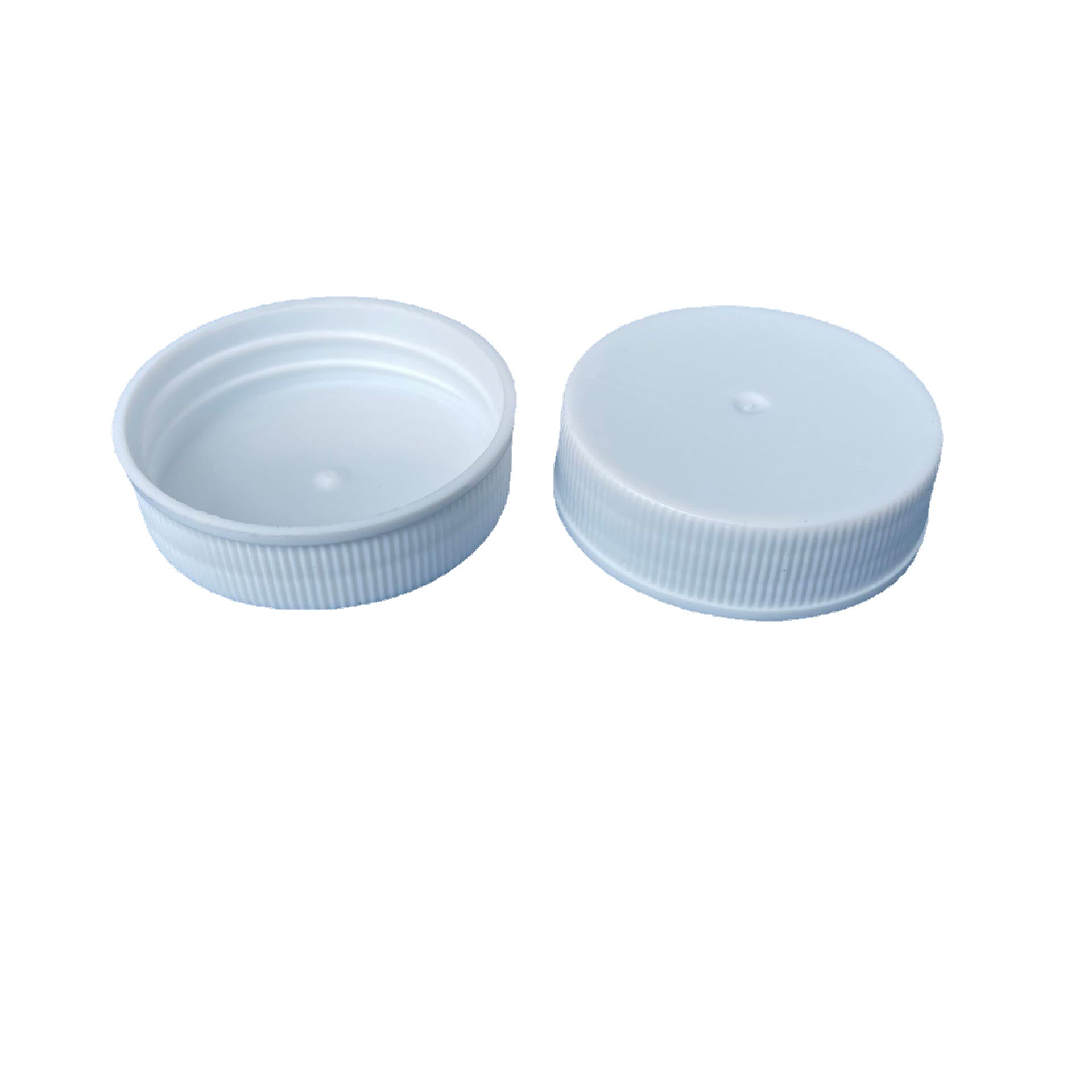 厂家现货  38牙广口面膜pe瓶盖 精油塑料化妆品 霜膏光面圆形盖子