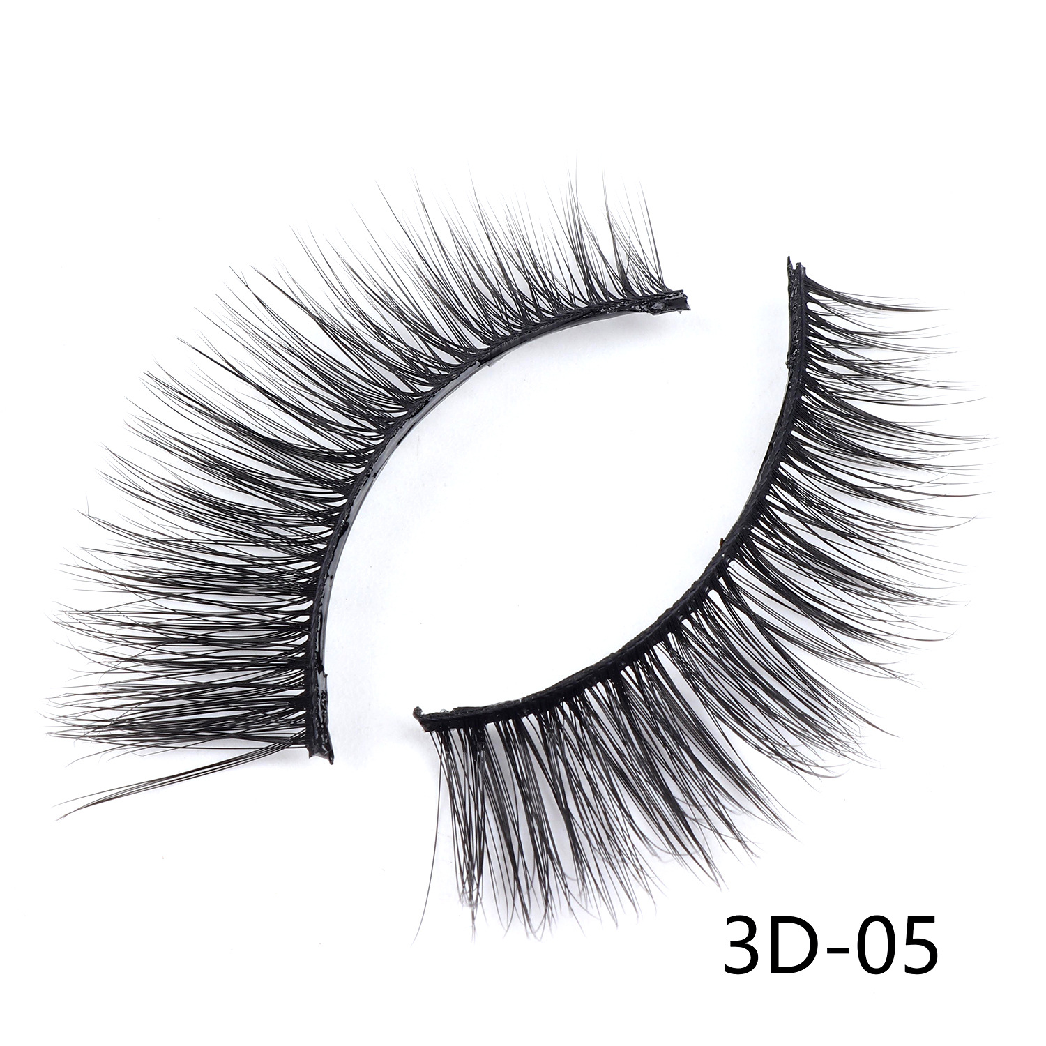 Lazy Glue-Free Self-Adhesive One-Pair Package Natural False Eyelashes Reusable Self-Adhesive Strip Eyelash