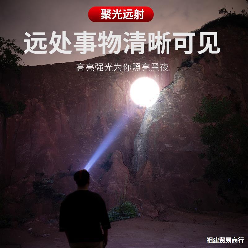 头灯强光充电超亮头戴式手电筒户外续航钓鱼感应照明矿灯-阿里巴巴