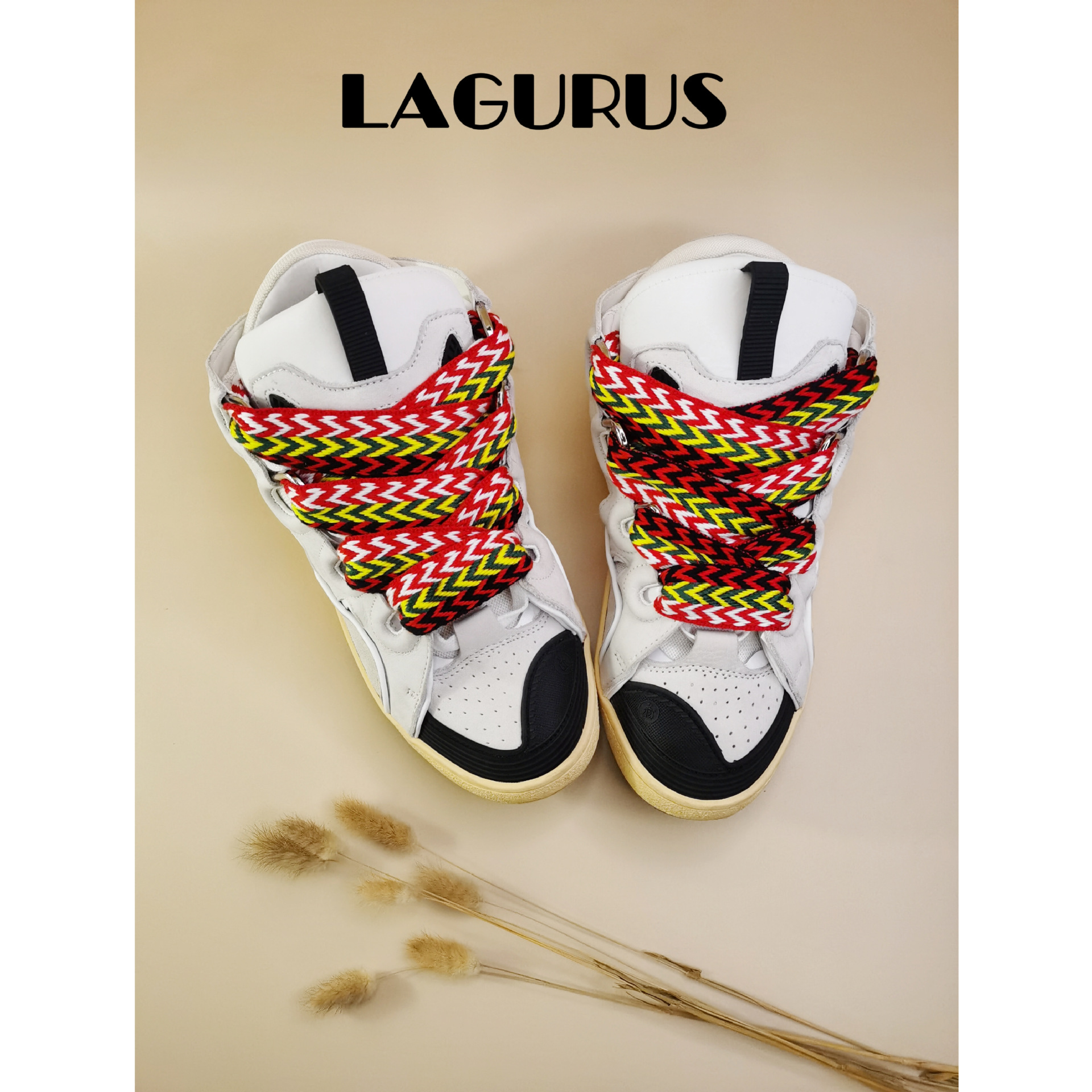 超顶工艺  限量版 浪凡面包鞋真皮厚舌滑板鞋阿甘老爹鞋德训鞋