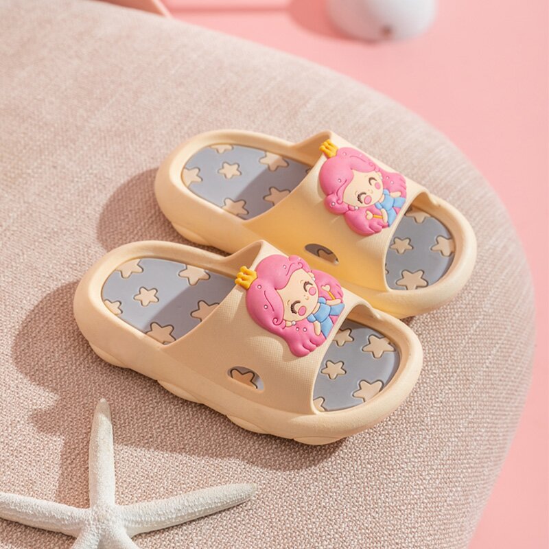 kid shoe Children's Slippers Summer Boys and Girls Cute Cartoon Non-Slip Soft Bottom Home Summer Slippers Wholesale One Piece Dropshipping