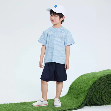 【严选】儿童夏装套装男童运动篮球服速干衣2024夏季新款男孩装pl