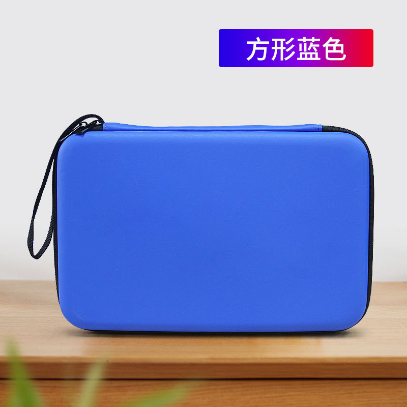 Athletes Table Tennis Rackets Storage Bag Square Hard Racket Protective Cover Convenient Table Tennis Rackets Buggy Bag