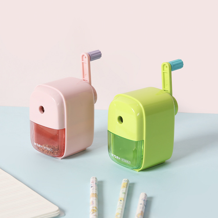 晨光削笔机钜惠款aps906u7卷笔刀可削彩色铅笔学生转笔刀削笔神器