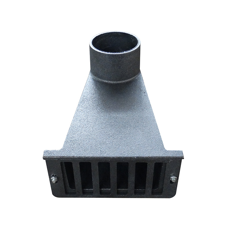 定制铸铁侧排雨水斗供应虹吸式排水雨水斗侧排铸铁侧墙雨水地漏