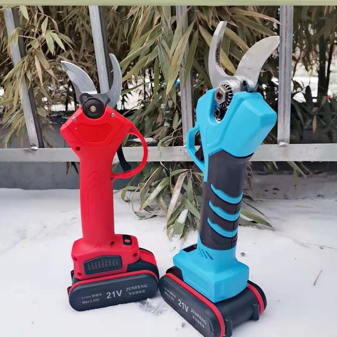 厂家批发小型手持电动剪刀 新款现货果树园艺园林锂电修枝剪电剪