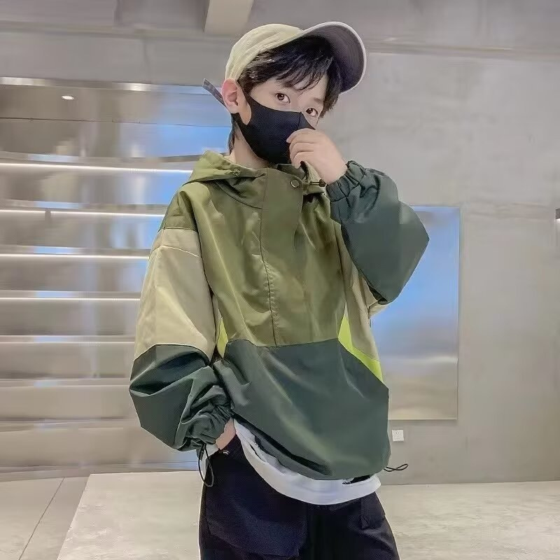 男童秋装外套2024新款儿童炸街中大童夹克上衣洋气秋季棒球服潮款