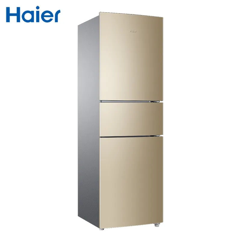 尔家用三开门风冷无霜冷藏软冷冻小型省电冰箱bcd-216wmpt