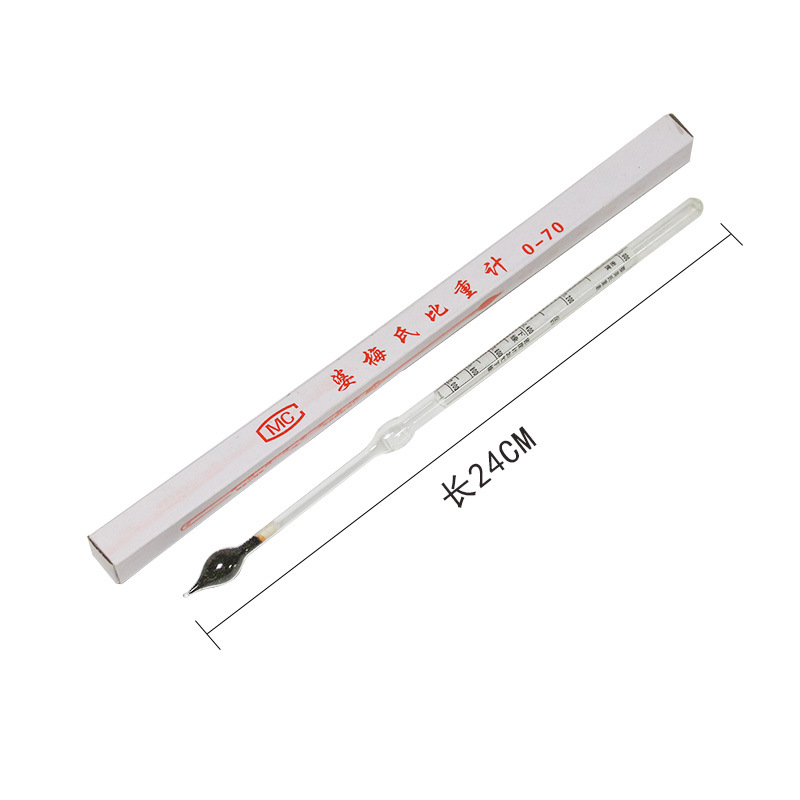 铂派 泥浆釉料比重计婆梅氏液体密度计比重计 高精度玻璃测量仪