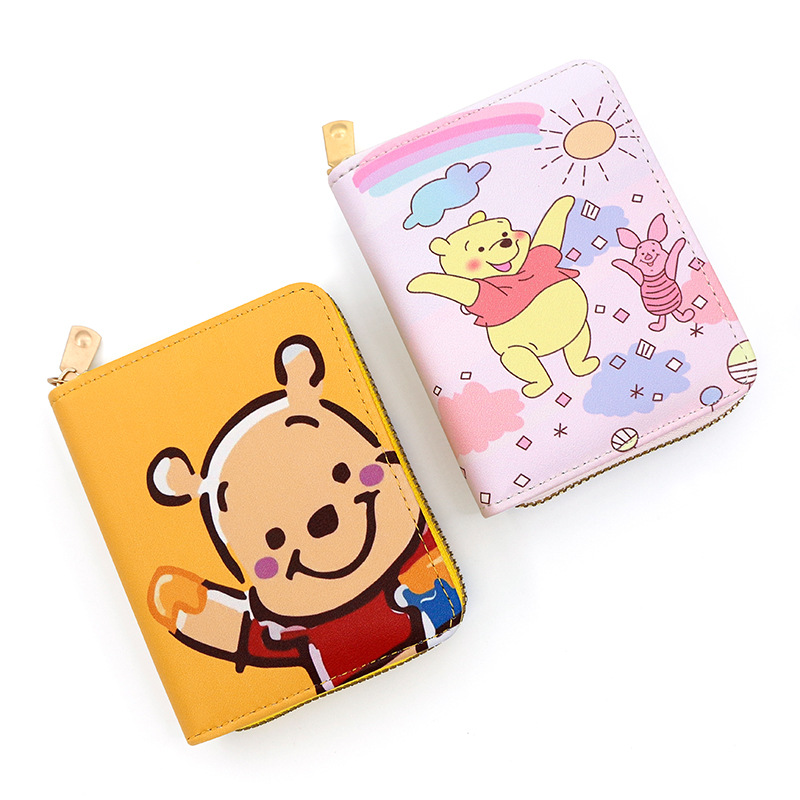 Mini Cartoon Wallet Danny Bear Coin Purse Student Card Holder Coin Purse Two-in-One Carry-on