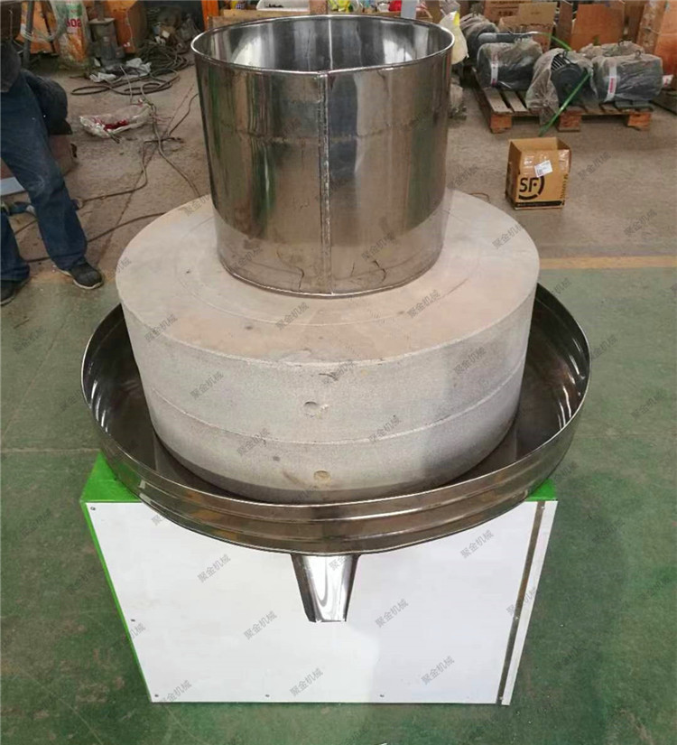 小型芝麻花生酱电动石磨面粉麸皮分离电动石磨玉米面电动石磨