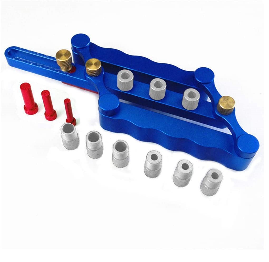 直孔钻孔定位器 带刻度钻孔定位器 圆木榫diy工具