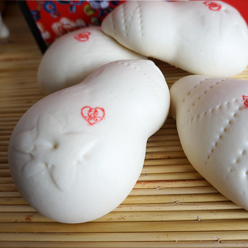 山东大馒头胶东花饽饽手工花样馒头面食馍馍过年生日18个装礼盒