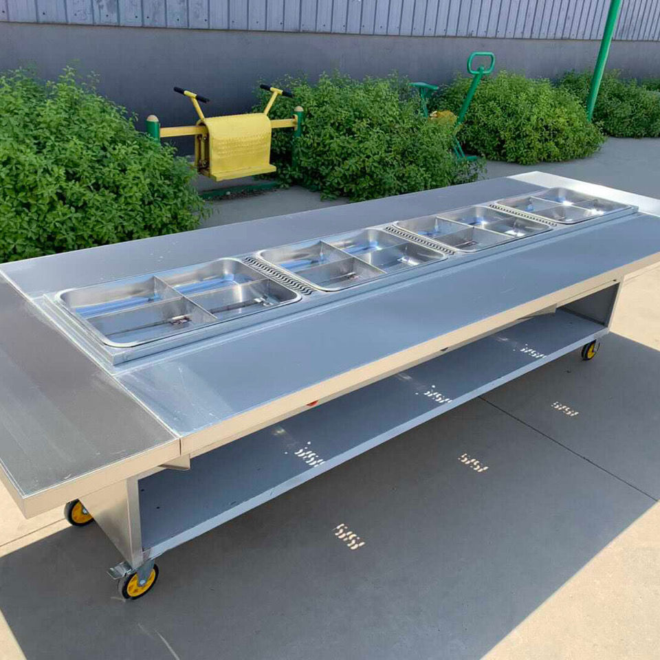 煮串串香关东煮麻辣烫小吃车多功能夜市出摊摆地摊手推车涮冷串车