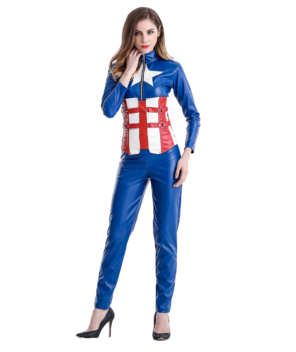 万圣节cosplay服装 美国队长服装 女超人服装 复仇者联盟英雄人物