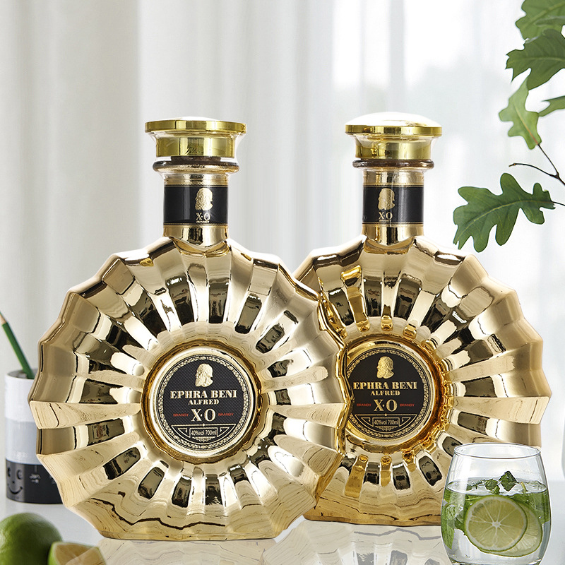 洋酒法国进口xo白兰地葡萄酒批发抖音直播代发酒吧夜店ktv用酒