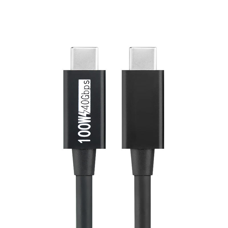 usb4同轴线 type c公对公多功能雷电3快速传输数据线40g快充