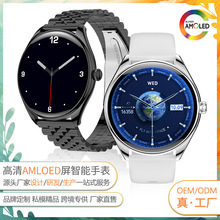 跨境新款MT5超薄机身1.43寸AMOLED高清大屏蓝牙通话运动智能手表
