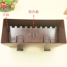 新款塑料加厚仿木筷子盒筷子筒酒店饭店餐厅带盖自助筷子