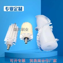 工业毛刷轮滚筒刷抛光除尘毛刷圆形尼龙丝毛刷防静电小毛刷直供