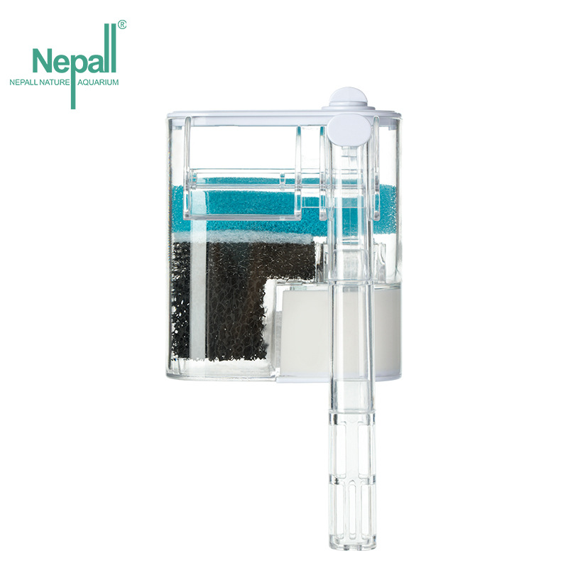 Nepall Fish Tank Filter Small Circulating Pump Three-in-One Water Purification Waterfall Aerating Mute Home Wall-Mounted