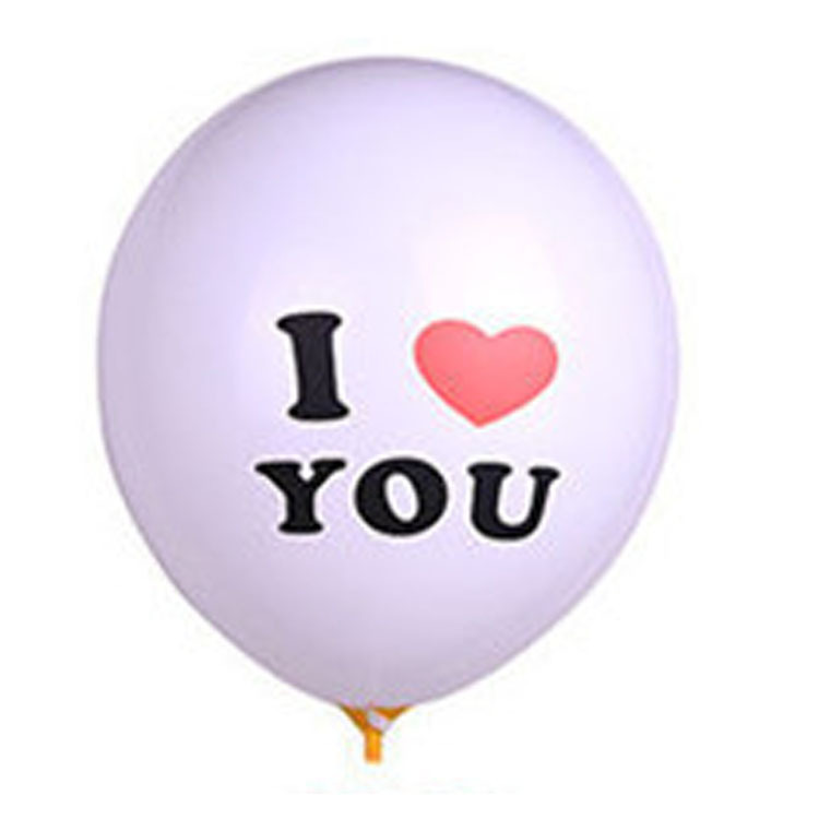 Wholesale 12-Inch Love Confession Ornament Ball Thickened Latex Valentine's Day Confession Balloon Romantic Proposal Love Balloon