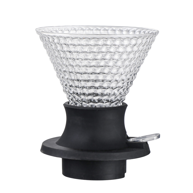 Wholesale Glass Coffee Maker Filter Cup Coffee Filter Cup Soak Filter Cup Coffee Pot Pour-over Coffee Utensil Filter