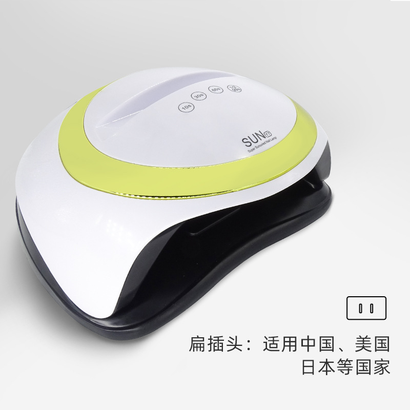 Y7 168W Quick-Drying Nail Phototherapy Machine with Mobile Phone Holder Nail Heating Lamp Induction Dual Light Source Nail Dryer
