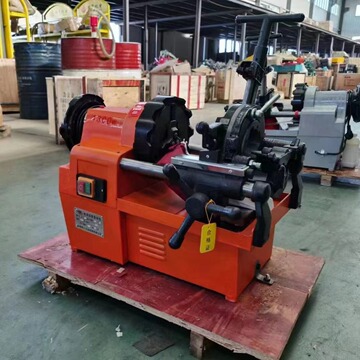 2寸4寸沪工牌套丝机65型高效攻牙机n50型n100b台式电动切管车丝机