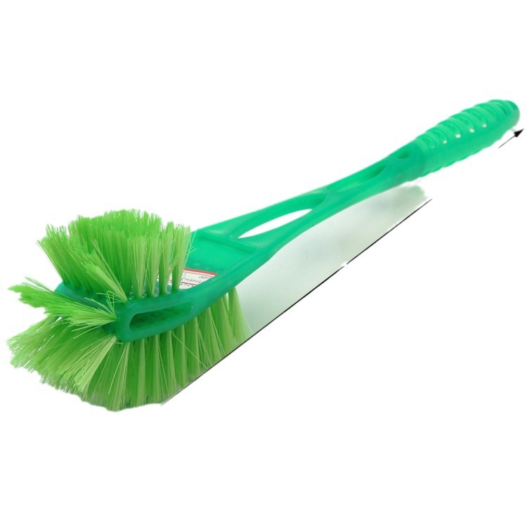 Double-Sided Toilet Brush Long Handle Soft Hair Toilet Cleaning Brush Set No Dead Angle Multifunction Cleaning Brush