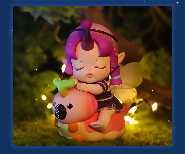 flora捕虫记盲盒一套全套潮流摆件礼物可爱公仔网红手办摆件