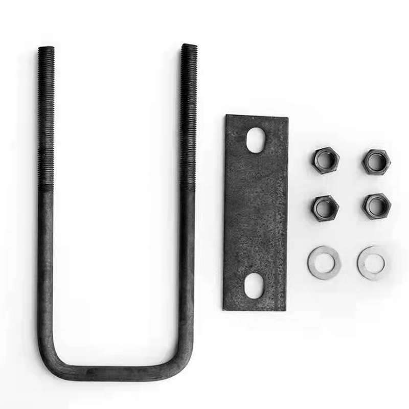 厂家批发 镀锌u型卡预埋直角方型卡u型丝管卡 热镀锌u型螺栓