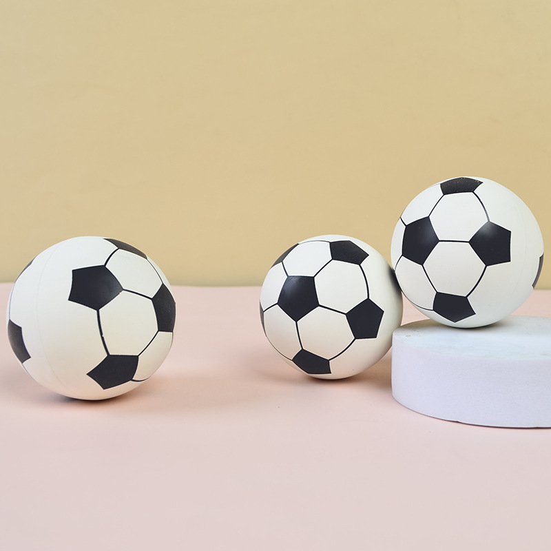 抖音同款迷你弹力球橡胶小足球高弹力幼儿园专用小篮球儿童解 压