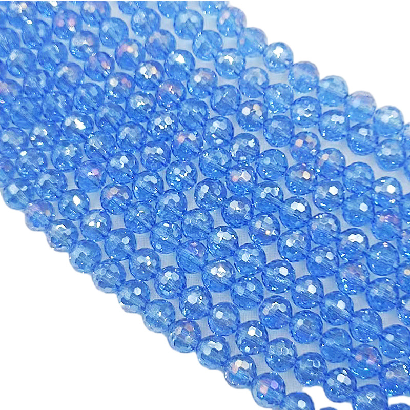 Crystal Glass 96 Cut Surface Ball Bead Handmade Diy Beaded Loose Beads Disco Ball Ornament Accessories Wholesale