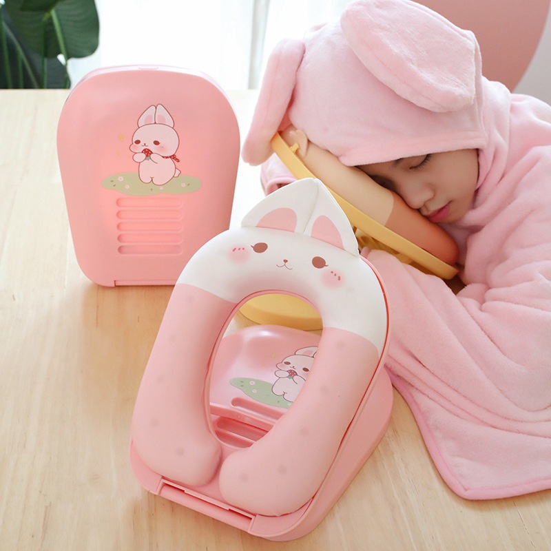 新款卡通小学生午睡枕冰丝趴睡枕午休神器办公室趴趴枕午睡枕批发