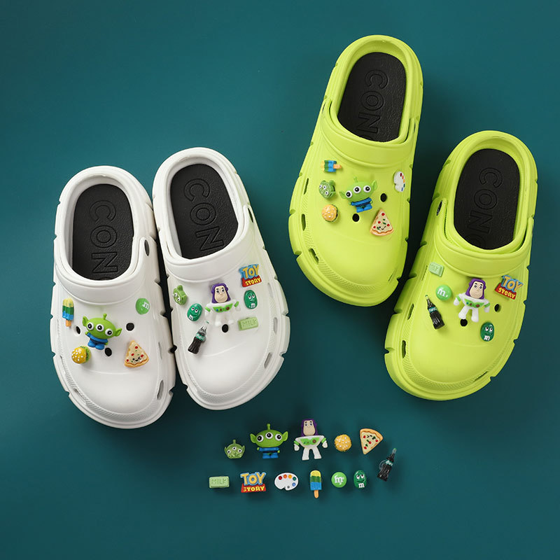2022 New Fitting Hole Shoes Accessories Three-Dimensional Cartoon DIY Toy Story Shoe Buckle Detachable Accessories