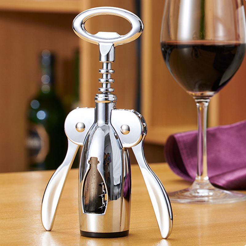 红酒开瓶器家用多功能起酒器啤酒起子不锈钢海马刀葡萄酒起子批发