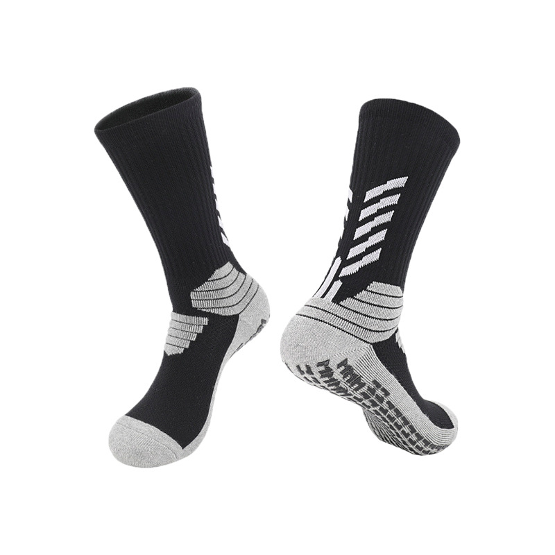 Adult Thickened Towel Football Socks Men's Non-Slip Wear-Resistant Mid-Calf Socks Sweat-Absorbent Breathable Sports Socks Wholesale Cross-Border