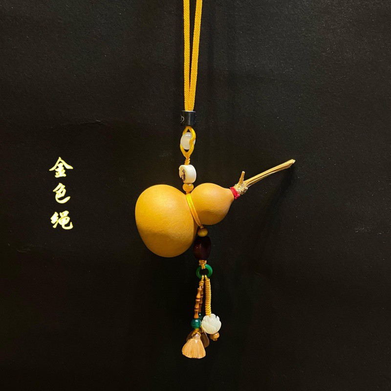 创意天然葫芦汽车挂件文玩小葫芦手把件车载后视镜吊坠男女挂饰品