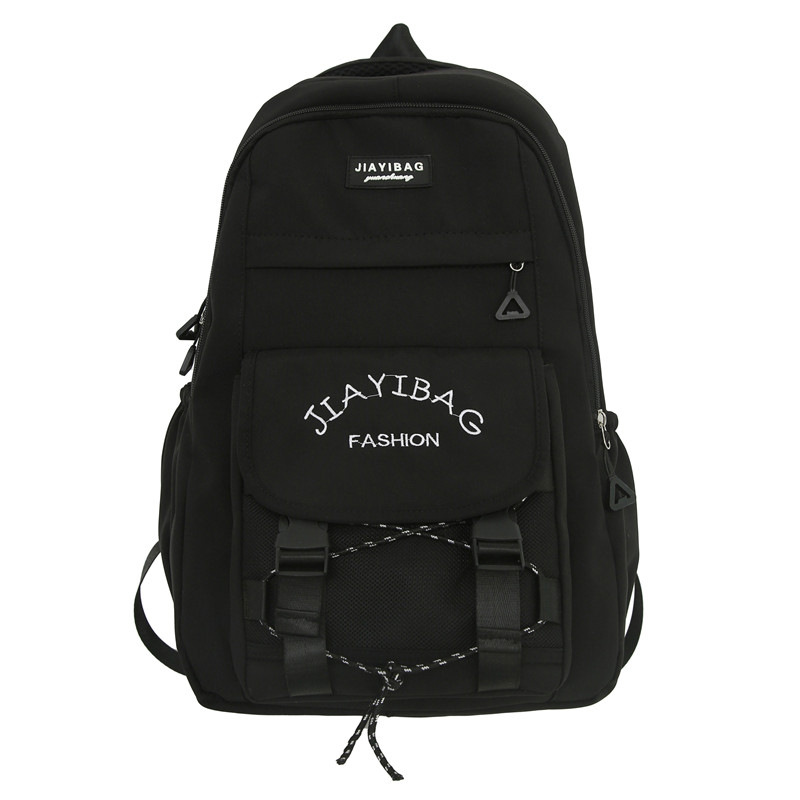 Cross-Border New Arrival Student Backpack Simple Casual Fashion Junior High School Student Campus Backpack Primary School Schoolbag