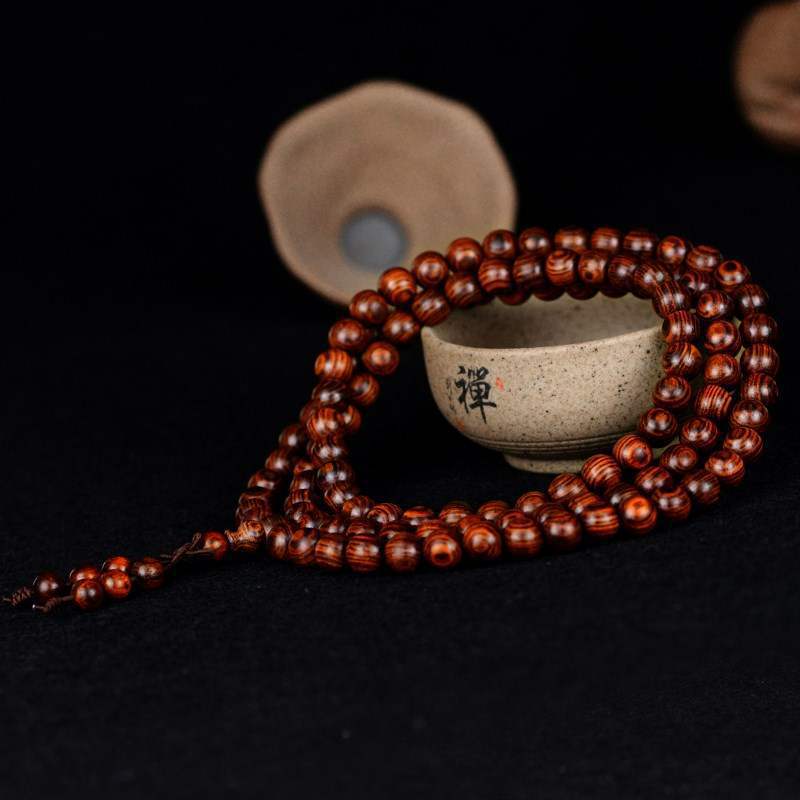 海南黄花梨手串颗佛珠念珠海黄油梨老料木质手链男士手珠-阿里巴巴