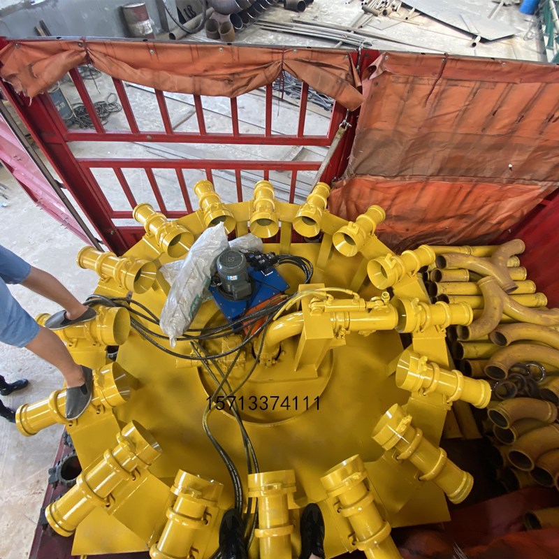 智能隧道布料机 隧道二衬台车布料机 分料器 自动换管 左右同步