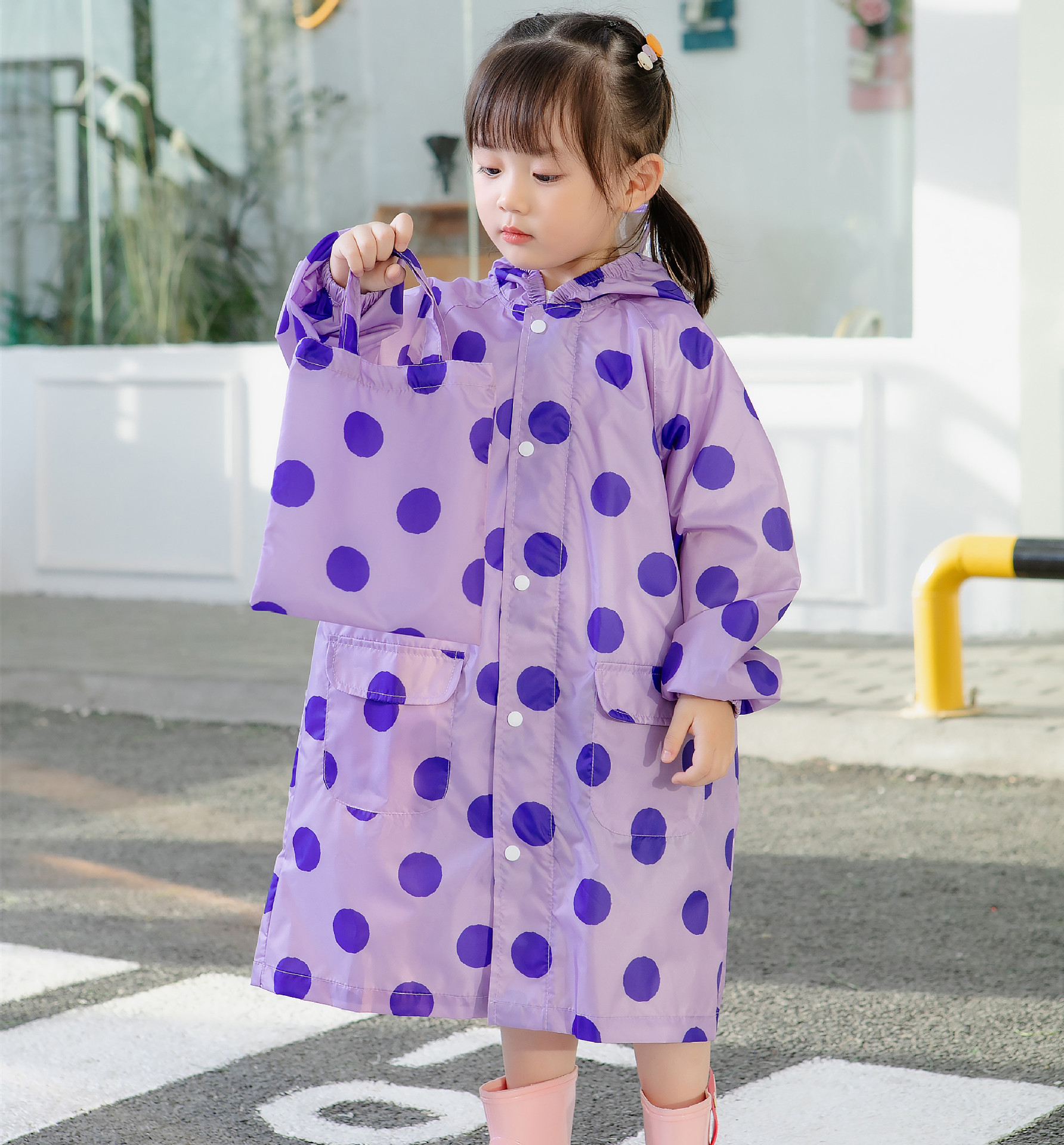 儿童雨衣女幼儿园防水全身雨鞋套装兔子小童2022新款女孩宝宝雨披