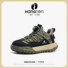 HangTen/欢腾春秋儿童户外轮胎底防滑登山跑步体育课迷彩童鞋女童