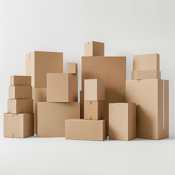 快递纸箱打包盒周转箱顺丰箱fba半高正方形长方形扁盒子长条箱