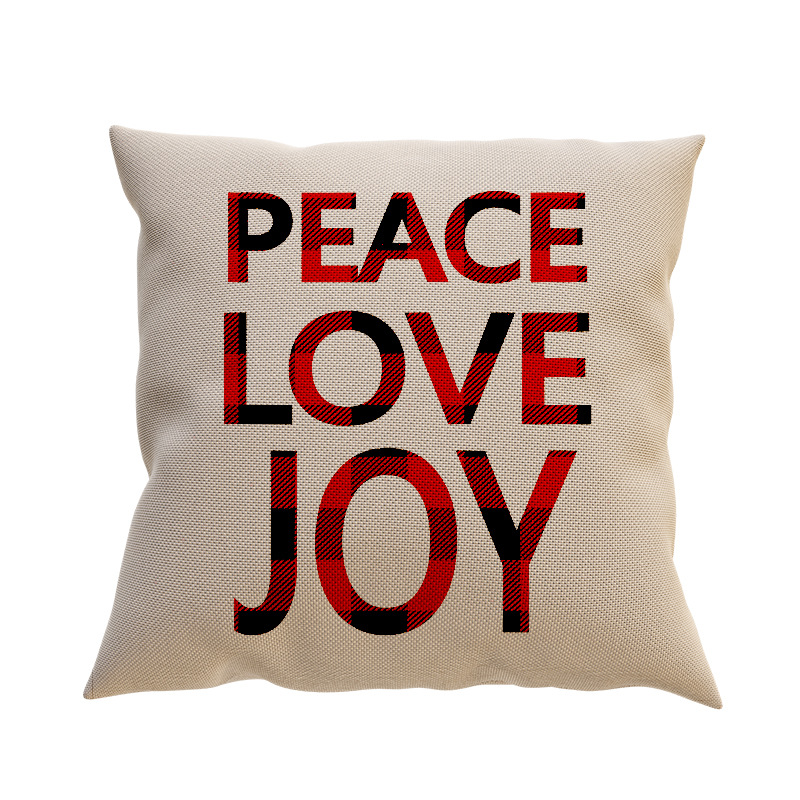 New Christmas Pillow Cover 23 Christmas Party Sofa Cushion Lumbar Pillow Home Decoration Holiday Cushion Decoration