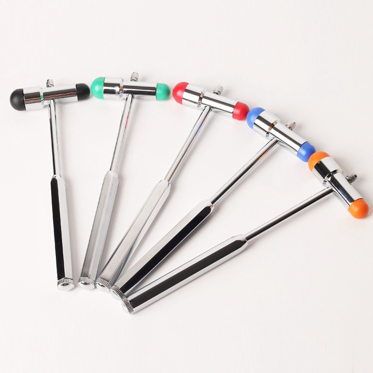 High-Grade Multifunctional Neurological Hammer Stainless Steel Neurological Hammer Doctor's Percussion Hammer Diagnostic Hammer Nerve Auscultation Hammer